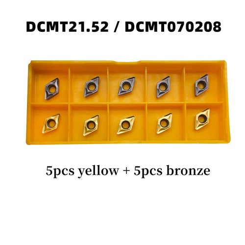 20pcs DCMT21.51 DCMT21.52 DCMT070204 DCMT070208 Carbide Inserts Lathe Turning - Picture 4 of 8