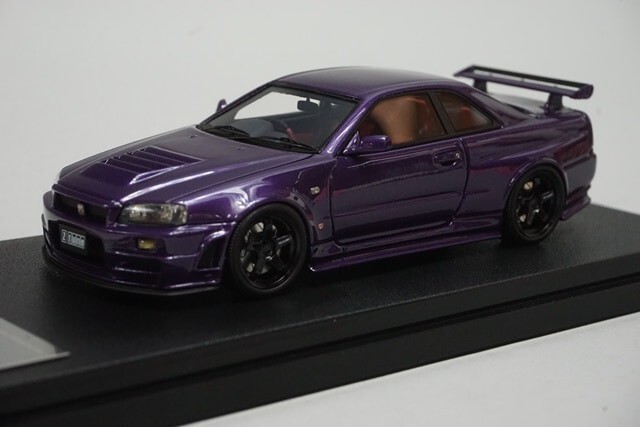 熱販売 Nissan 8399 HPI 1:43 NISMO Purple Midnight Z-tune GT-R R34 乗用車