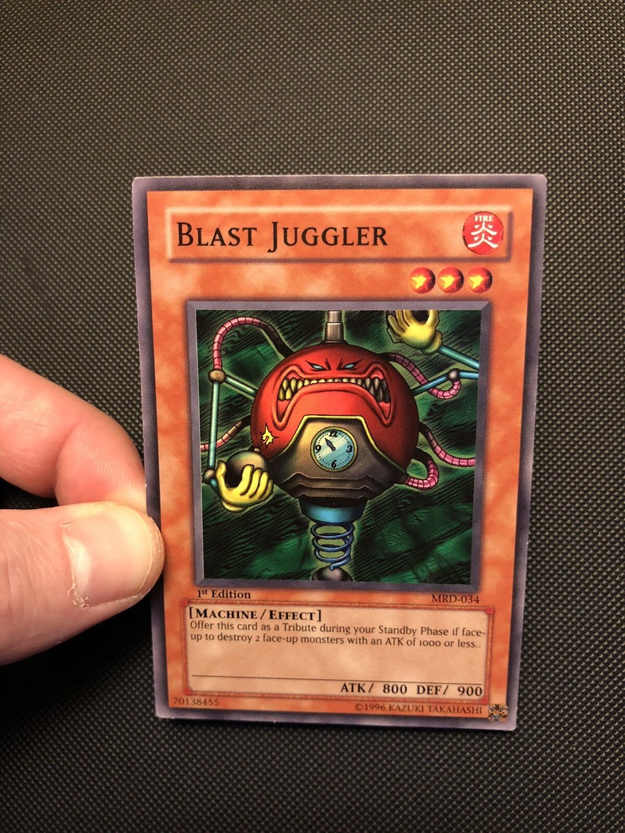 Yu-Gi-Oh! Blast Juggler - MRD-034 1st Edition NA English Vintage Yu-Gi-Oh! Blast Juggler - MRD-034 1st Edition NA English Vintage
