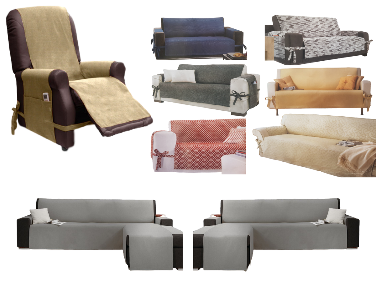 Copridivano posti copri poltrona divano con penisola chaise