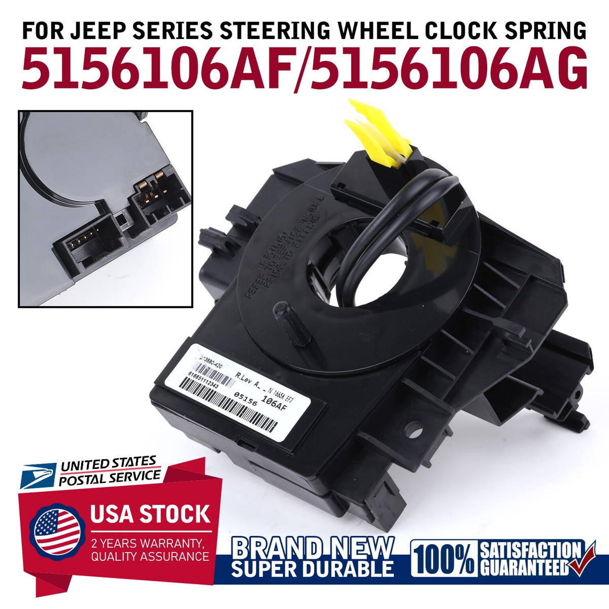 y  Clock Spring For Jeep Grand Cherokee 2008-2010 With Angle