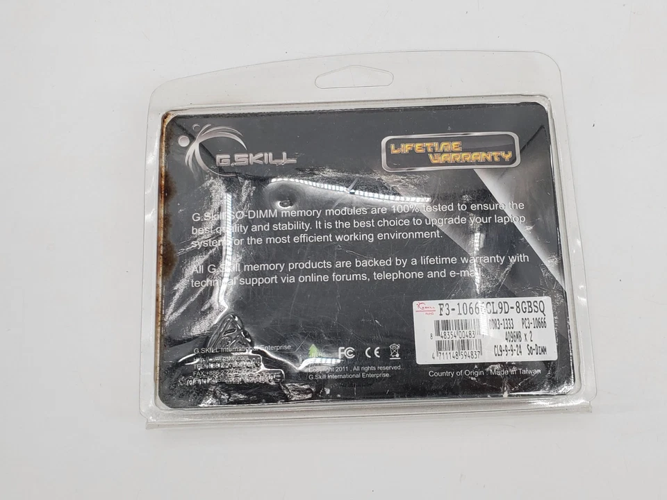 G. SKILL SO-DIMM DDR3-4GB MEMORY - Image 2 of 4