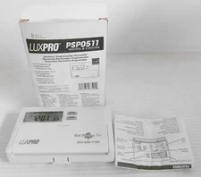 Luxpro PSP0511 Electronic Programmable Thermostat 1.5A Per Terminal at 24VAC