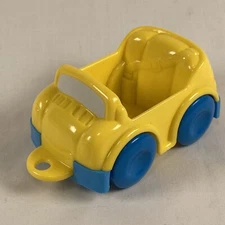 Vtech Replacement Car Yellow Blue Green Tow Truck Vehicle Plastic Toy 