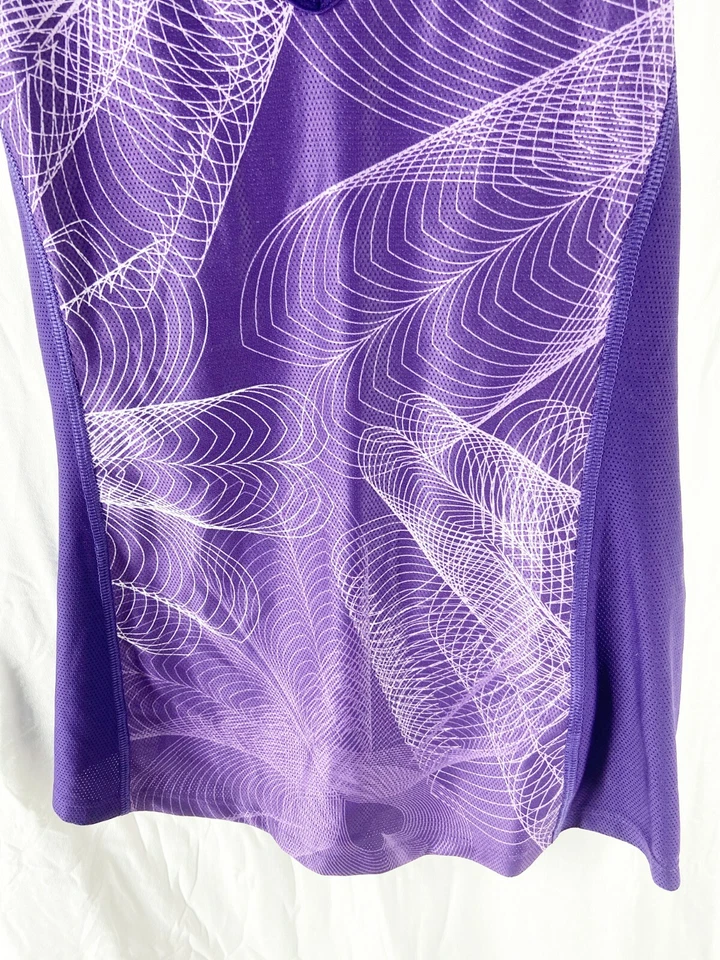 Camiseta sin mangas de running Mizuno púrpura para mujer con gestión de la humedad talla M Foto 4 de 4