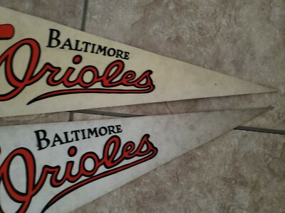 Fanion Baltimore Orioles - Feutre Doux - 12x30 Pouces - Rico Industries - Neuf