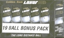 NOS New Old Stock 1994 RAM - Golden Ram Laser Long Distance Golf Balls - 19