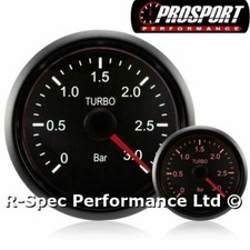 DIESEL 52mm Deluxe Traditional Amber/White Boost Gauge 0-3 Bar