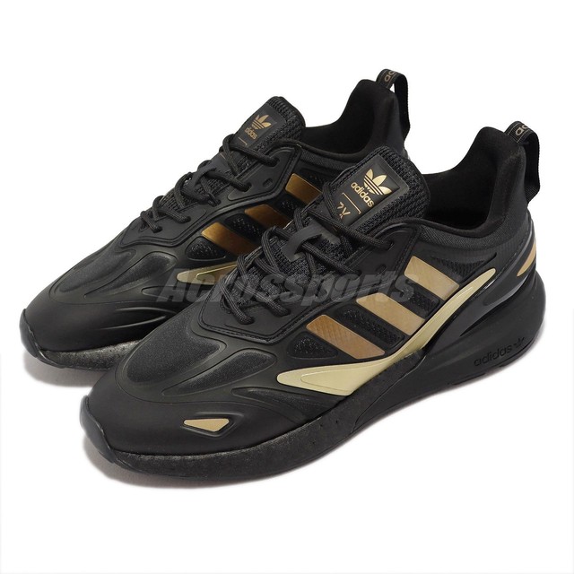 Size 8.5 - adidas ZX 2K Boost 2.0 Black Gold Metallic 2021 for sale online  | eBay