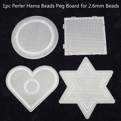 1pc Square Round Star Heart Perler Hama 