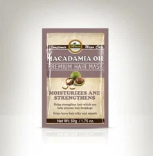 Difeel Premium Deep Conditioning Hair Mask - Macadamia Oil 1.75 oz. Moisturizes 