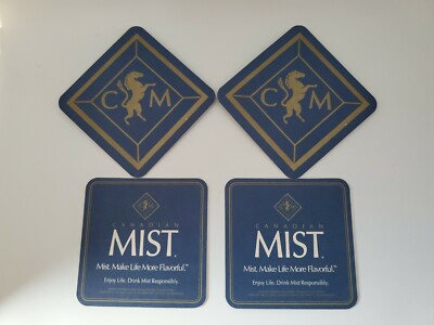 4 New Canadian Mist Bar Coasters Mist Make Life More Flavorful Louisville Ky