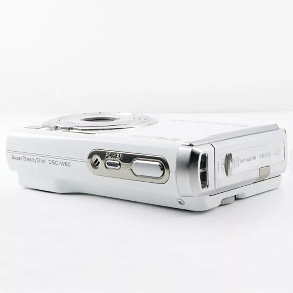 Sony Cyber-shot DSC-W80 7.2MP Vintage Digital Camera White