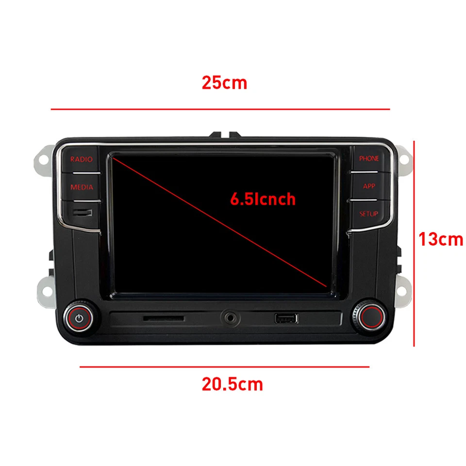 NONAME RCD330 RCD340G 187B Android Auto Carplay Car Radio für VW Golf Tiguan CC - Bild 4 von 4