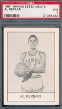 1961 Hawks Essex Meats Al Ferrari - PSA 7 - clean and centered!