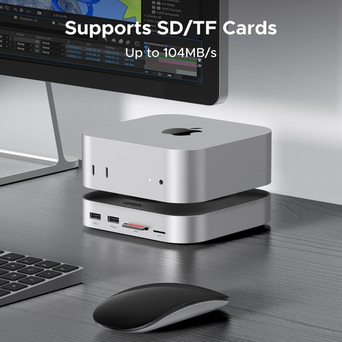 Seamless Mac Mini M4 Dock with 8TB SSD - Elegant Design & Effortless Setup - Picture 7 of 10