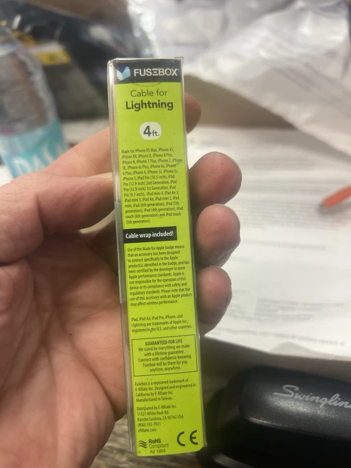 Fusebox 4 Feet Cable For lighting “MFi-Certified” - Image 2 of 3