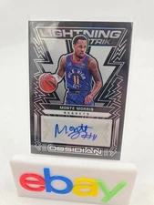 2021-22 Panini Obsidian Monte Morris Lightning Strike Auto /99 #LSS-MTM Nuggets