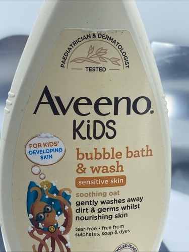 Aveeno Baby KIDS Bubble Bath & Wash 250ml | Enriched with Soothing Oat. - Picture 5 of 14
