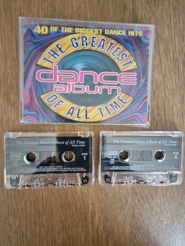 The Greatest Dance Album Of All Time double cassette Album. 2 Cassettes