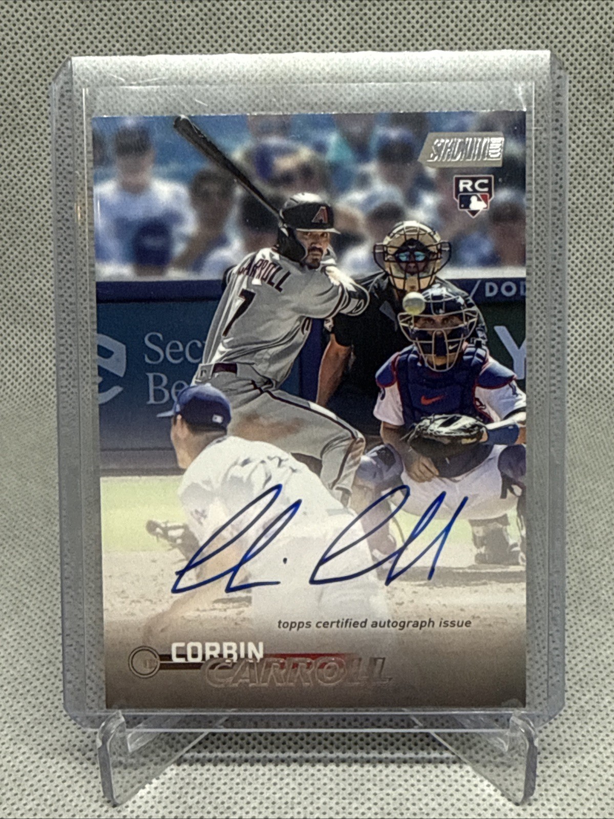 2023 Topps Stadium Club Corbin Carroll Rookie Auto RC #SCBA-CC Diamondbacks