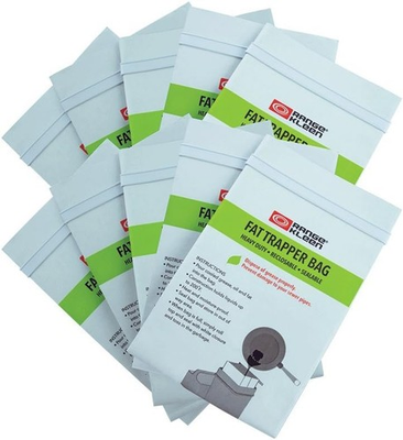 #ad Range Kleen Fat Trapper Refill Bags 10 Pack Grease Storage Heat Safe NEW $19.98