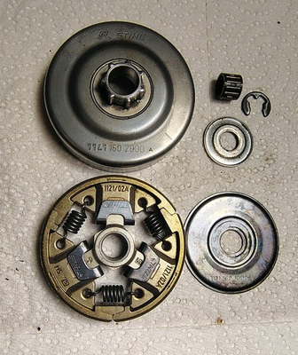 #ad OEM Genuine Stihl MS261c Clutch Drum Clutch Bearing Washer Clip $29.99