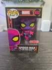 SPIDER-MAN MARVEL FUNKO POP TARGET EXLUSIVE BLACK LIGHT #652