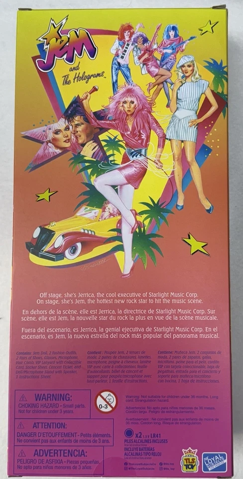 Muñeca Jem and the Holograms 2025 40 aniversario en stock y a mano Foto 2 de 4