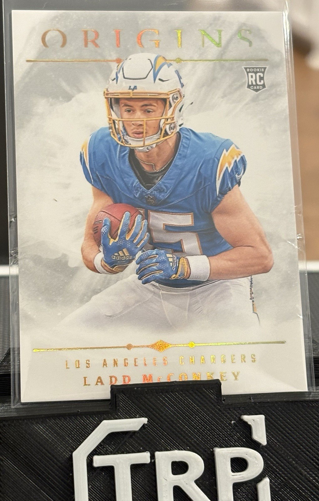 2024 Panini Origins Rookie White Variation Ladd McConkey #139 (RC) LA Chargers