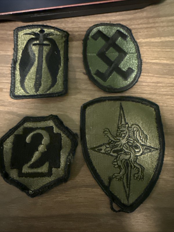 US army patch USA AMERICA military force emblem lot of 4