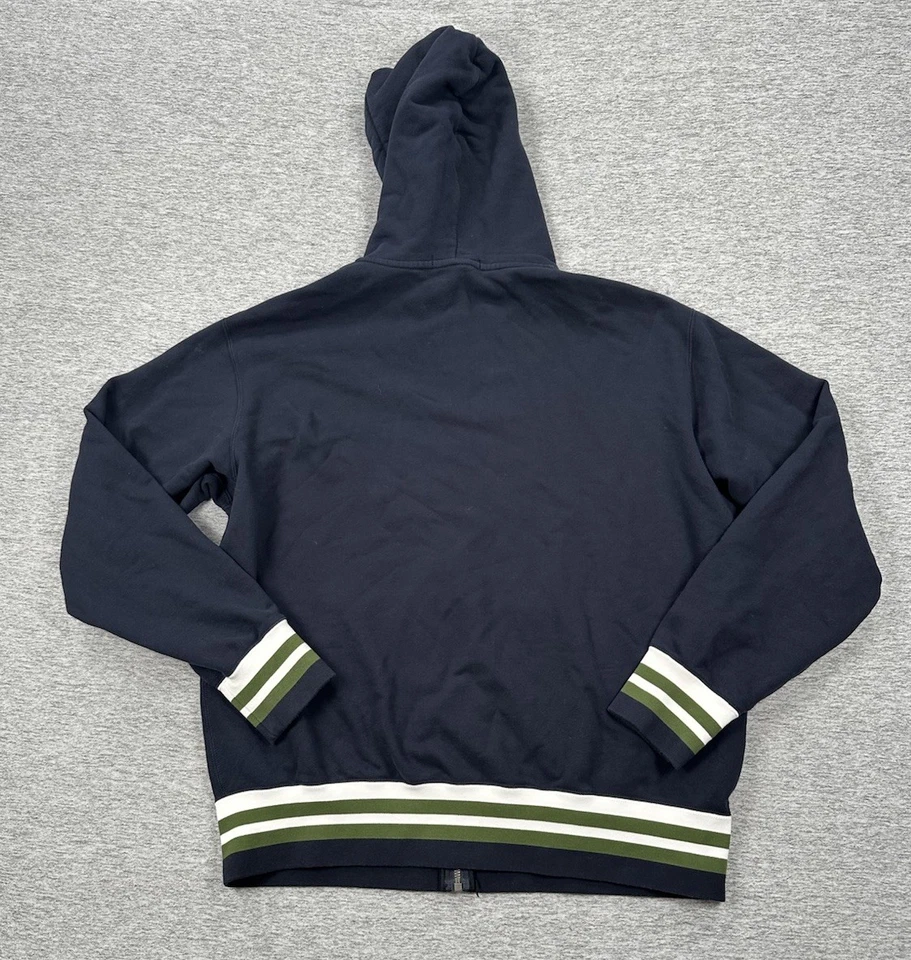 UNIQLO Roger Federer Sudadera con Capucha Para Hombre Talla Grande Azul Cremallera Completa Sudadera Tenis Foto 2 de 4