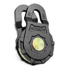  Snatch Block (22046LBS Work Load Limit) for Winch Recovery,Heavy Duty black