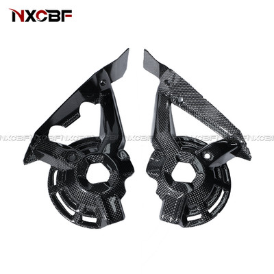 For 2019-2025 Ducati Hypermotard 950 100% Carbon Fiber Inner Radiator Fan Guards
