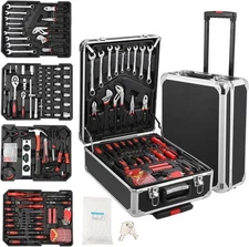 800pcs Tool Sets Rolling Trolley Case Mechanic Tool Set Home Tool Kit for Garage