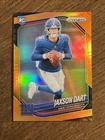 2025 Panini Prizm JAXSON DART Rookie Orange Prizm/249 New York Giants 332