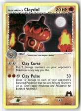 Pokemon Team Magma's Claydol - 33/95 Reverse Holo Team Magma vs Team Aqua Uncomm