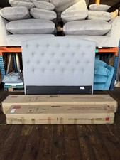 John Lewis Rouen, Rue Double Storage Bed Frame, Topaz Grey £749 - New Boxed