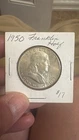 1950 Franklin Half Dollar 50C Bugs Bunny Variety Phila 90% Silver