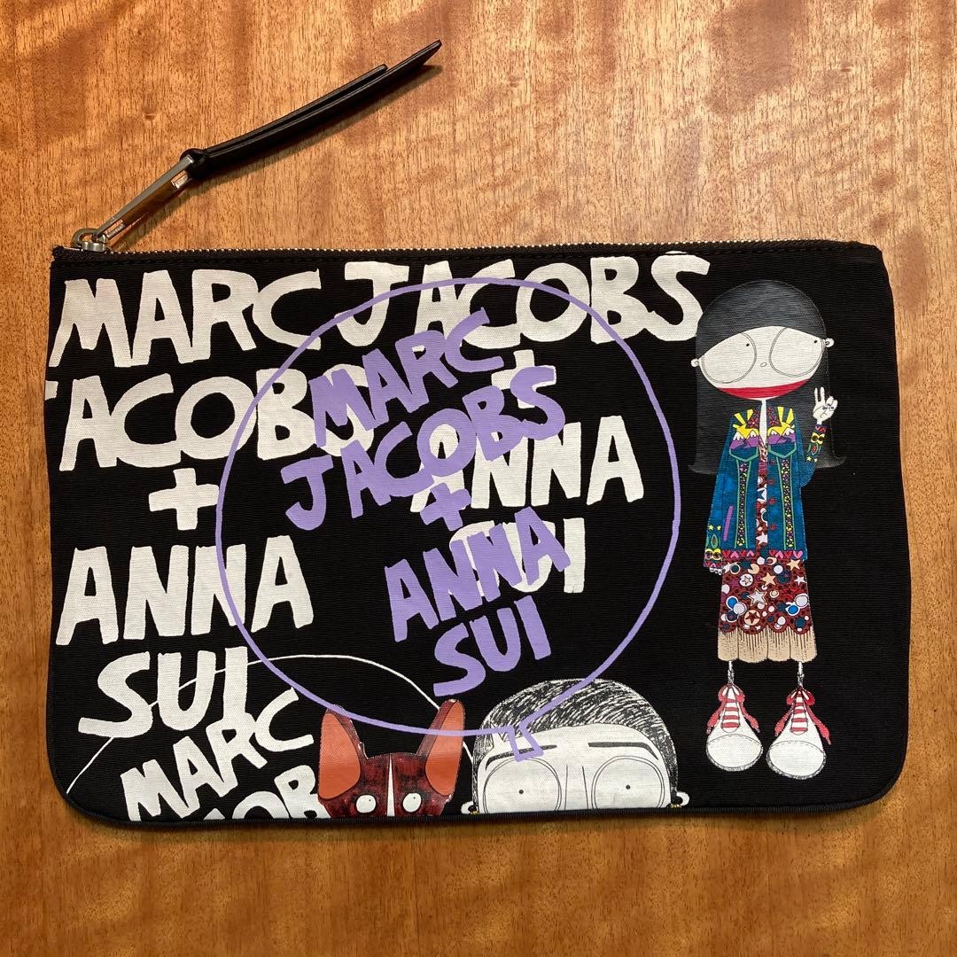 Anna Sui × MARC JACOBS Collaboration Clutch Bag Multicolor Used from Japan