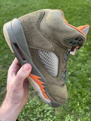 Size 9.5 - Air Jordan 5 Retro 2024 Olive DD0587-308 | eBay