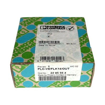 PHOENIX CONTACT PLC-V8/FLK14/OUT 2295554 SYSTEMANSCHLUSS