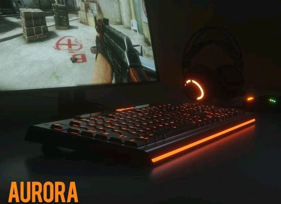 COUGAR CGR-Aurora Gaming Keyboard, LED Backlight - Image 2 of 4