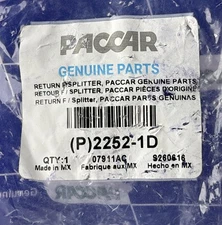 PACCAR 2252-1D FUEL RETURN FLOW SPLITTER OEM FOR KENWORTH/ PETERBILT thumbnail 4