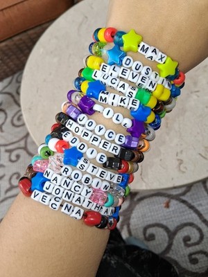 Stranger Things character bracelets