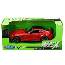 Welly 1:24 Mercedes-Benz AMG GT R Diecast Model Car Red 24081 New In Box