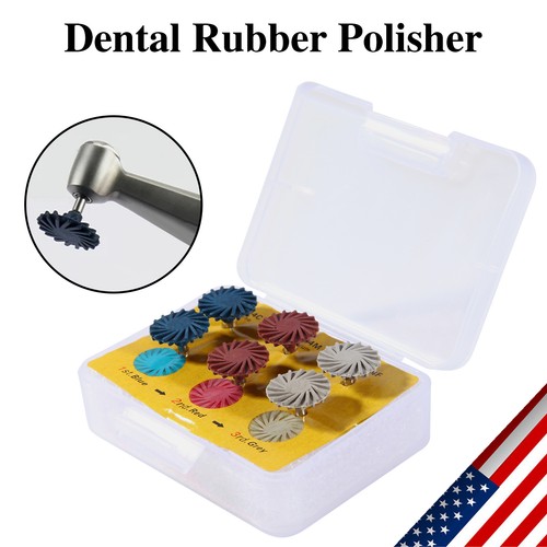 Composite Polishing Polisher Brush Wheel Kit Fits Low Speed Contra Angle Dental - Picture 7 of 8