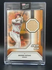 2025 Topps MVP Collection Shohei Ohtani Relics Bat Orange Foil #/25 Angels