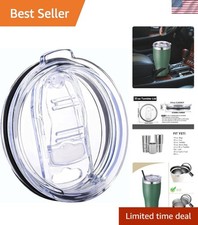 30 oz Spill-Proof Tumbler Lid Replacement for YETI  More - BPA-Free Plastic