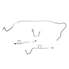 For 1967 Dodge Coronet Front Brake Line Kit Standard Brakes Stainless-rkt6702ss